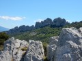 Die Dentelles de Montmirail ab Gigondas Die Dentelles de Montmirail ab Gigondas