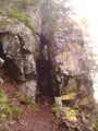 Die Felsen der Hirschsteine über die Treppe Die Felsen der Hirschsteine über die Treppe